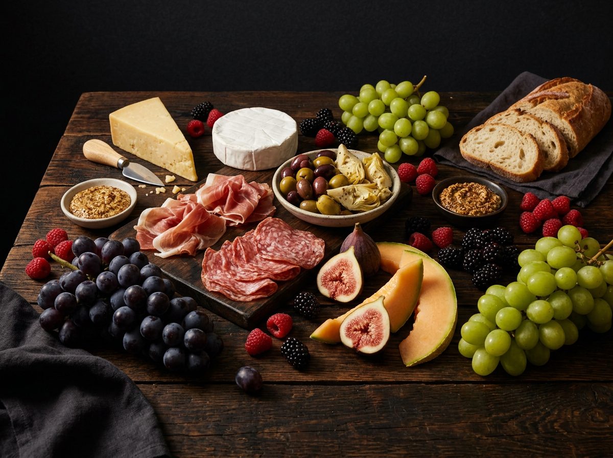 Schritt 5: Obst hinzufügen – Aufbau eines Grazing Table von The Butcher’s