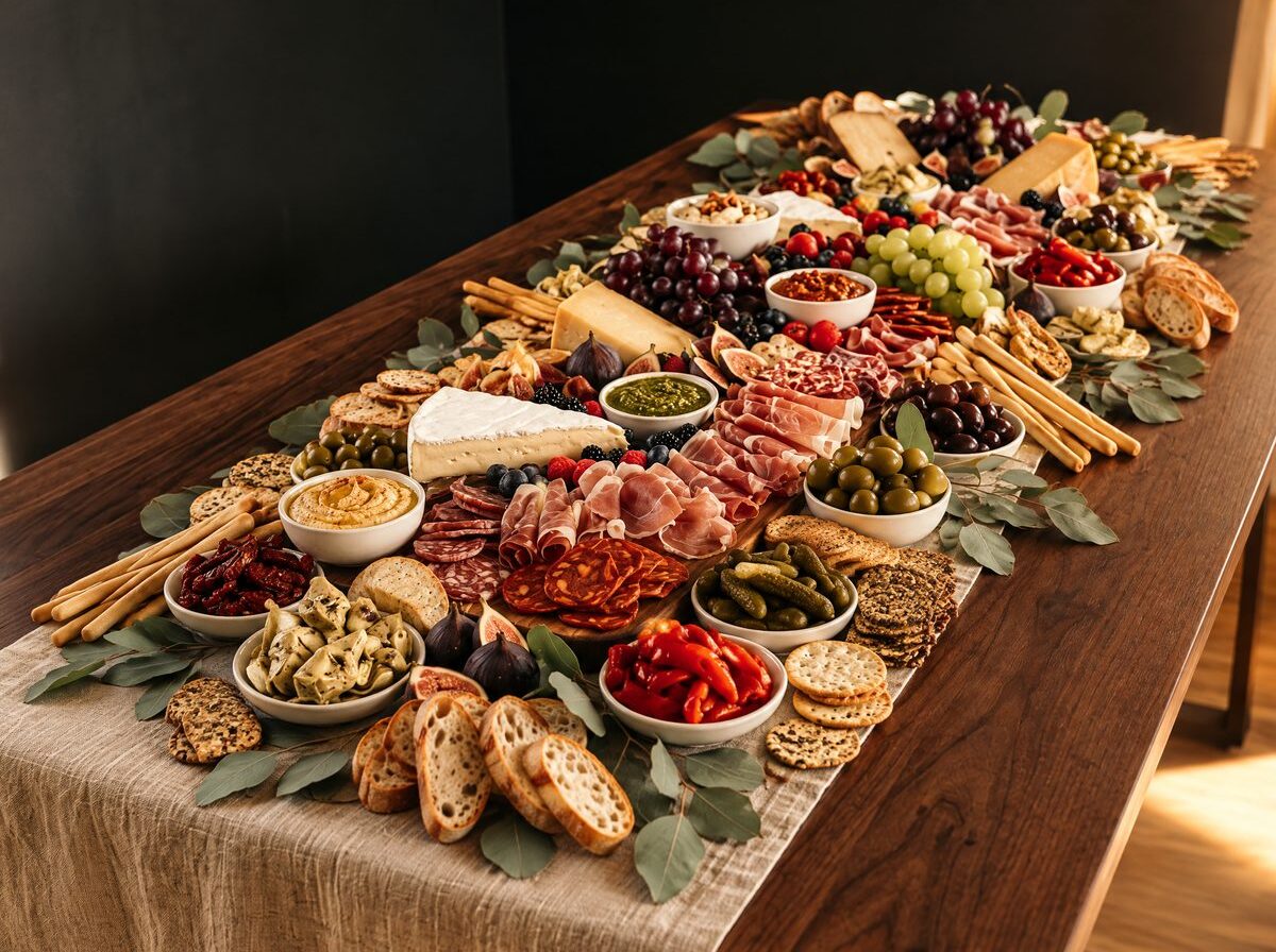 Schritt 7: Brot & Cracker – Aufbau eines Grazing Table von The Butcher’s