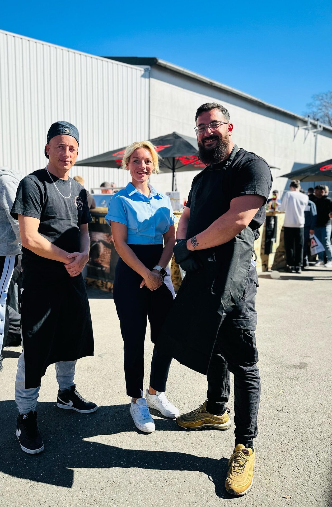 The Butchers Team am Catering-Stand